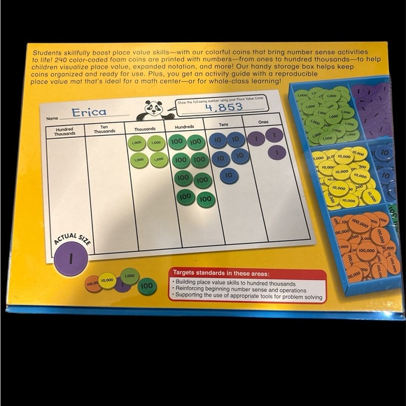 Lakeshore Place Value Coins Set - Picture 2 of 2